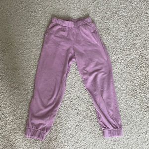 Purple sweatpants